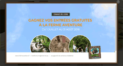 Desktop Screenshot of la-ferme-aventure.fr